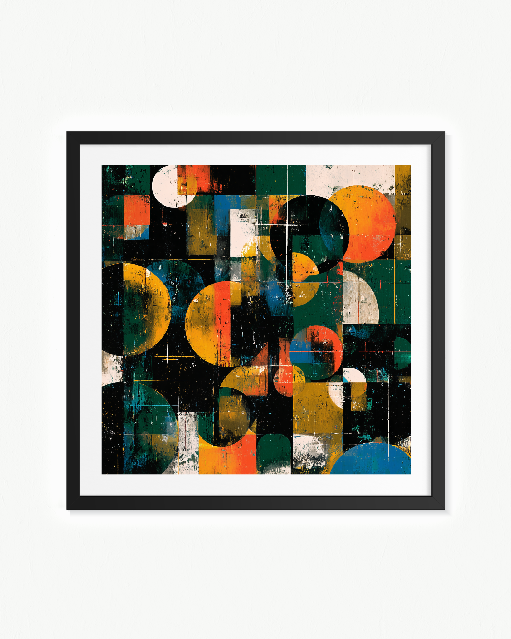 Rostro olvidado · 70 × 70 cm