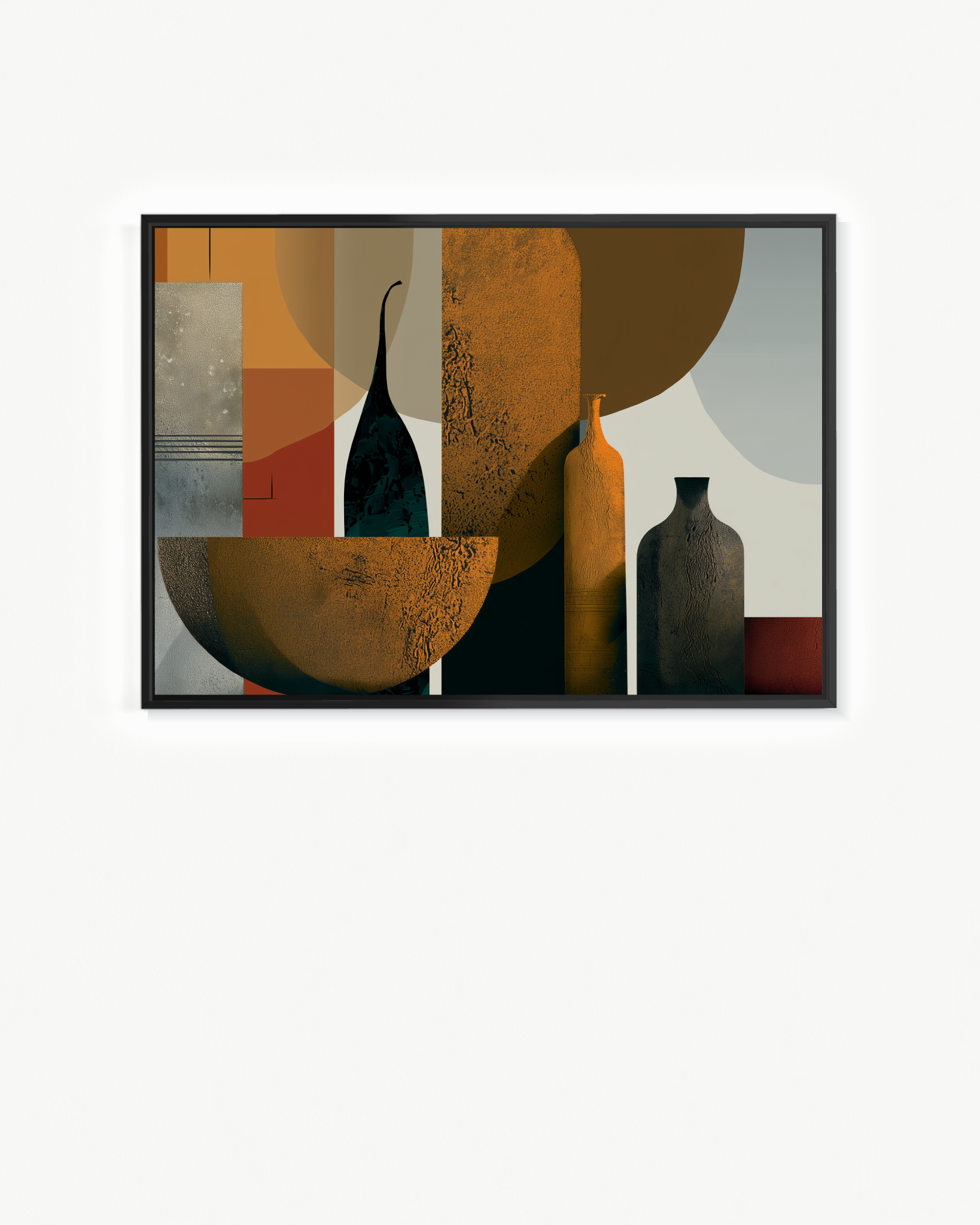 OBRA0270 – 100 x 70 cm — Flotante Marrón, 100 × 70 cm
