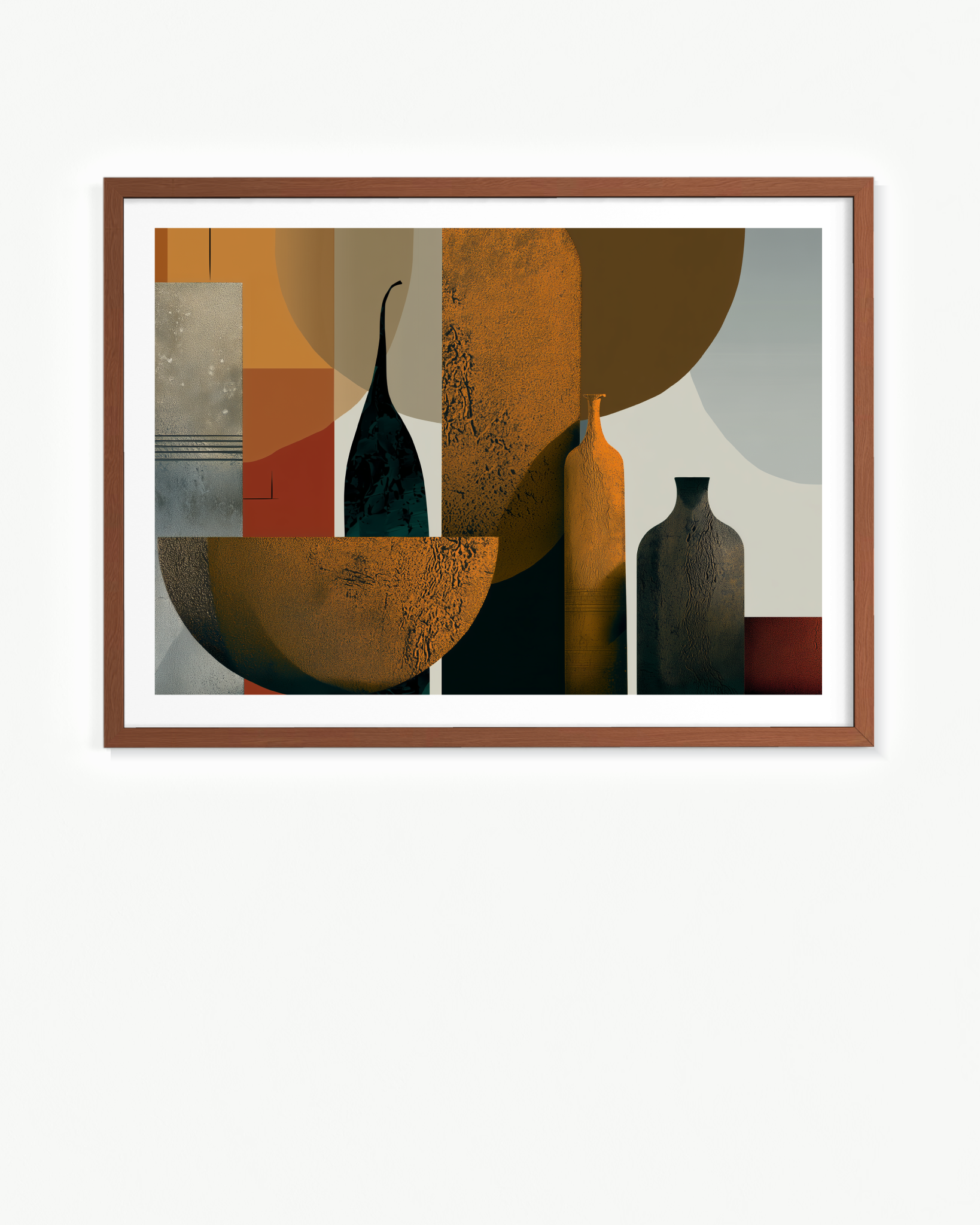 OBRA0270 – 100 x 70 cm — Paspartú Marrón, 100 × 70 cm
