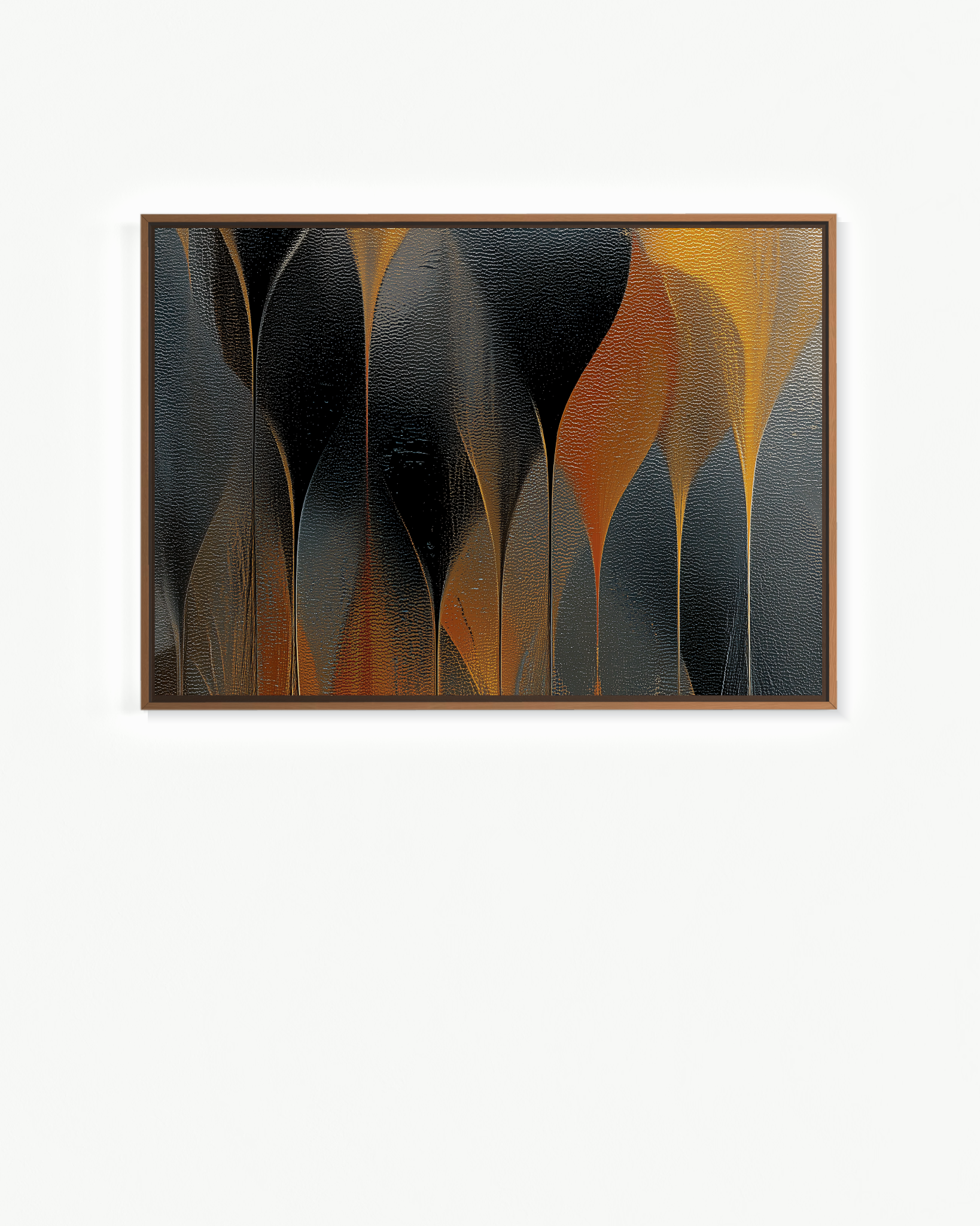 OBRA0292 – 100 x 70 cm — Flotante Negro, 100 × 70 cm