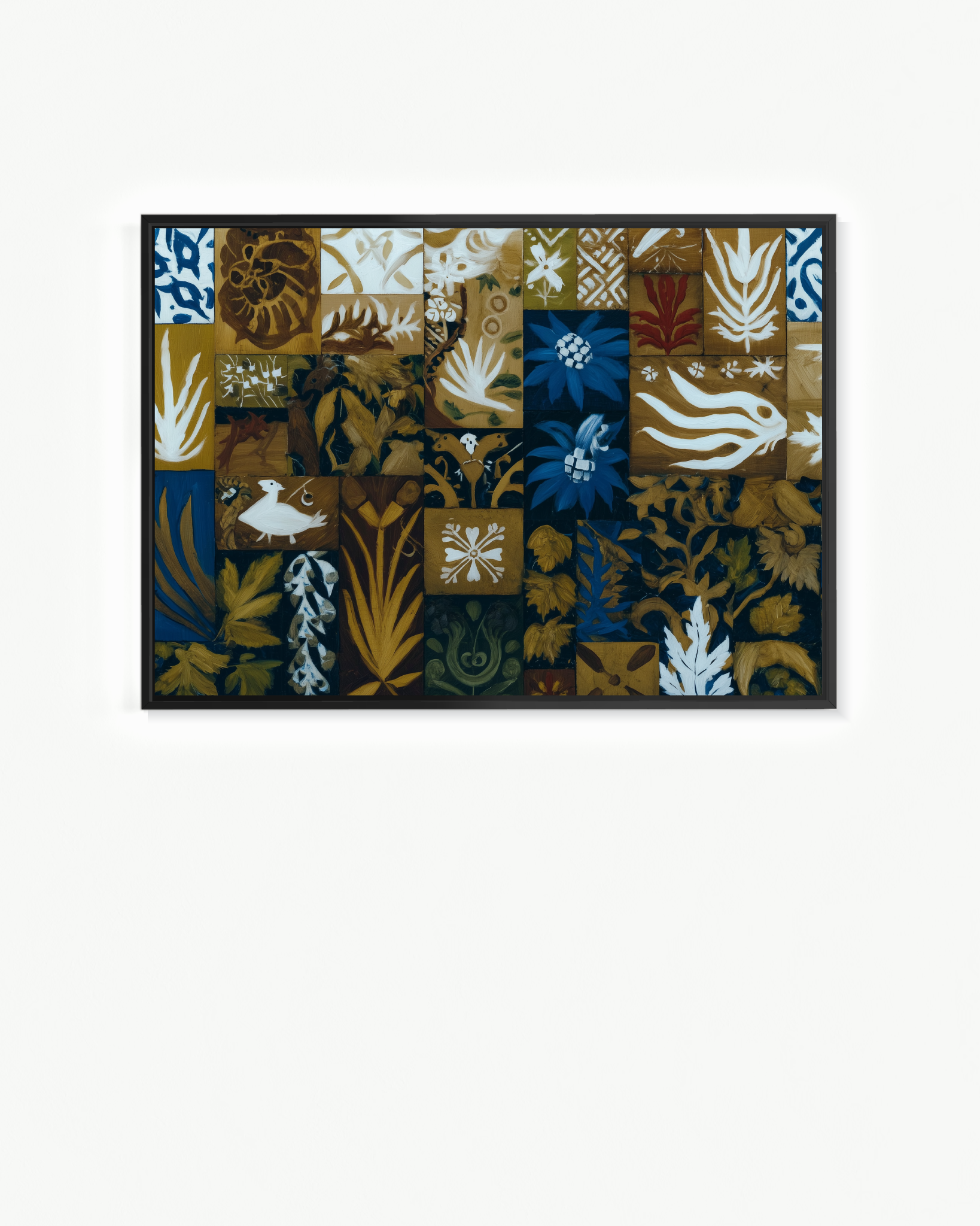 OBRA0301 – 100 x 70 cm — Flotante Marrón, 100 × 70 cm