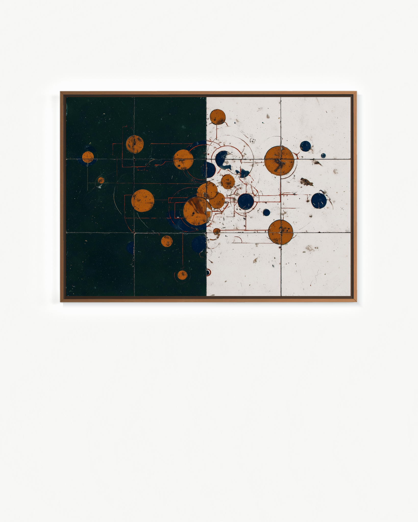OBRA0303 – 100 x 70 cm — Flotante Negro, 100 × 70 cm