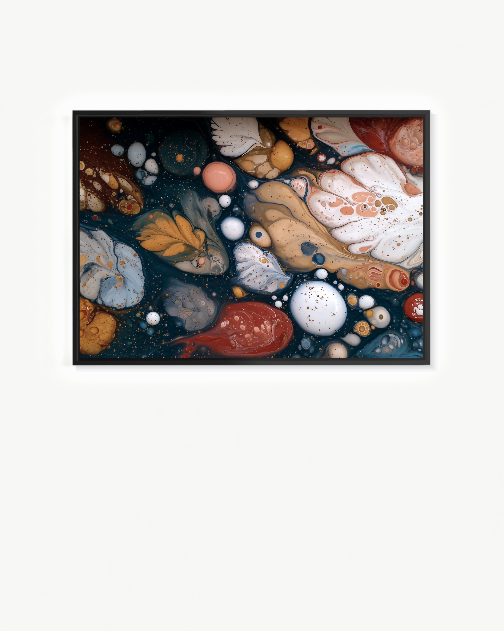OBRA0305 – 100 x 70 cm — Flotante Marrón, 100 × 70 cm