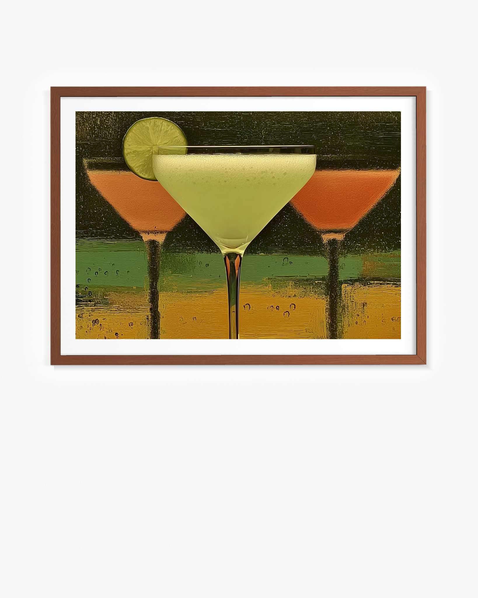 OBRA0315 – 100 x 70 cm — Paspartú Marrón, 100 × 70 cm