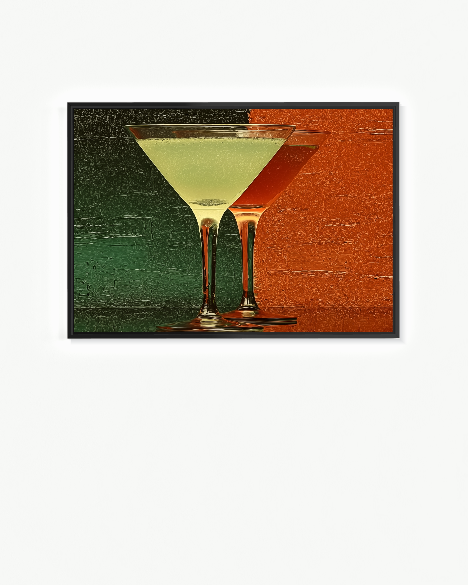 OBRA0316 – 100 x 70 cm — Flotante Marrón, 100 × 70 cm