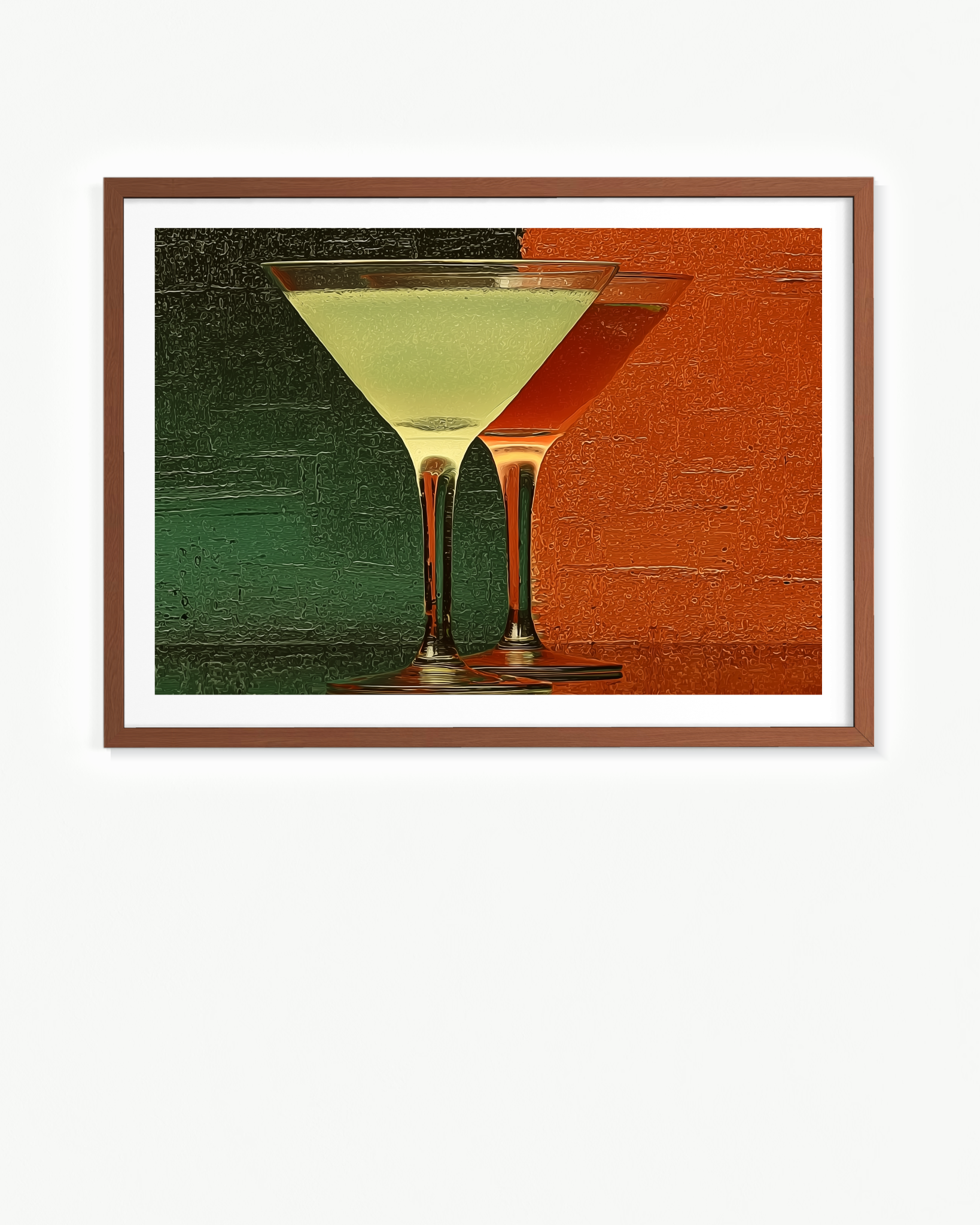 OBRA0316 – 100 x 70 cm — Paspartú Marrón, 100 × 70 cm
