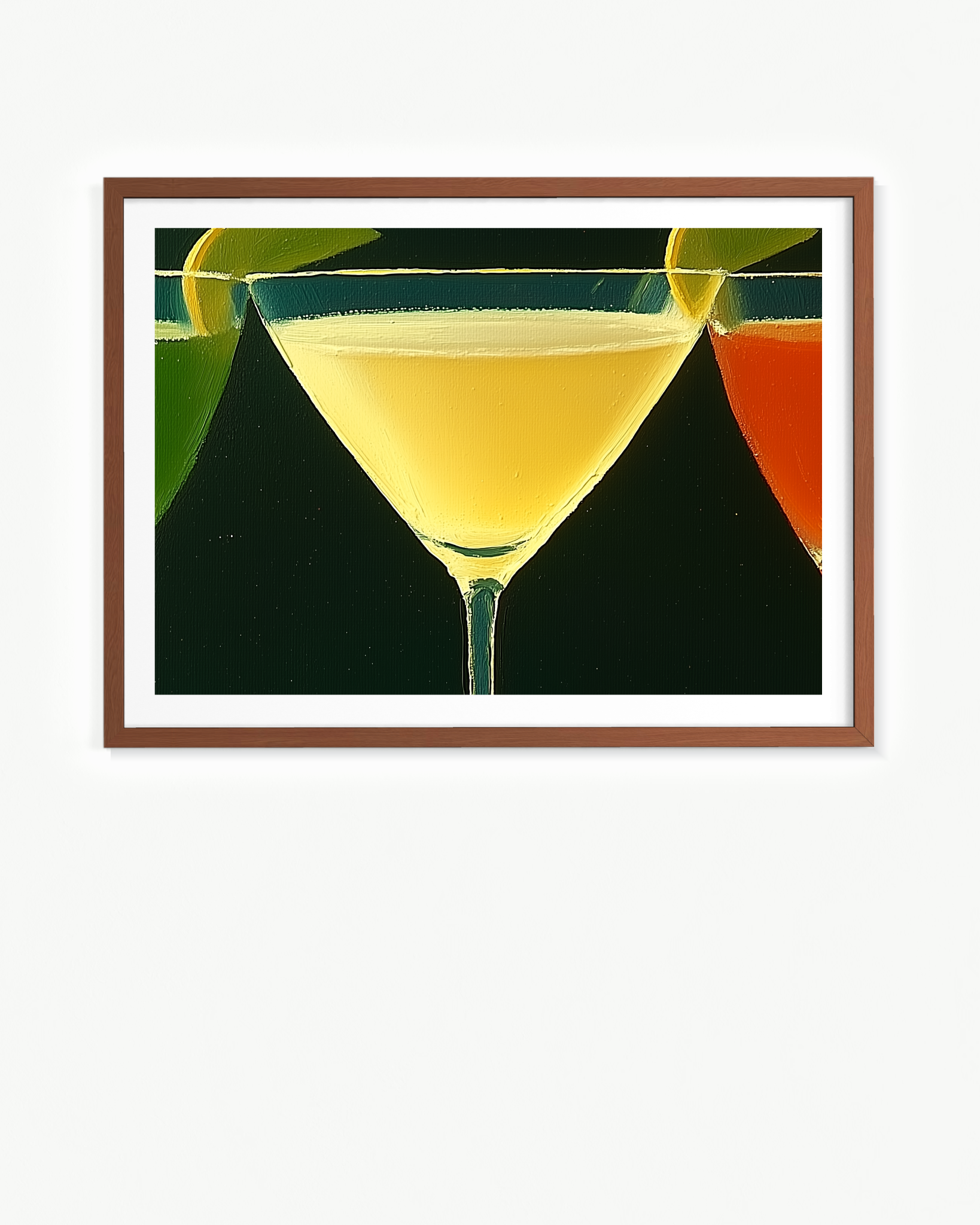 OBRA0317 – 100 x 70 cm — Paspartú Marrón, 100 × 70 cm