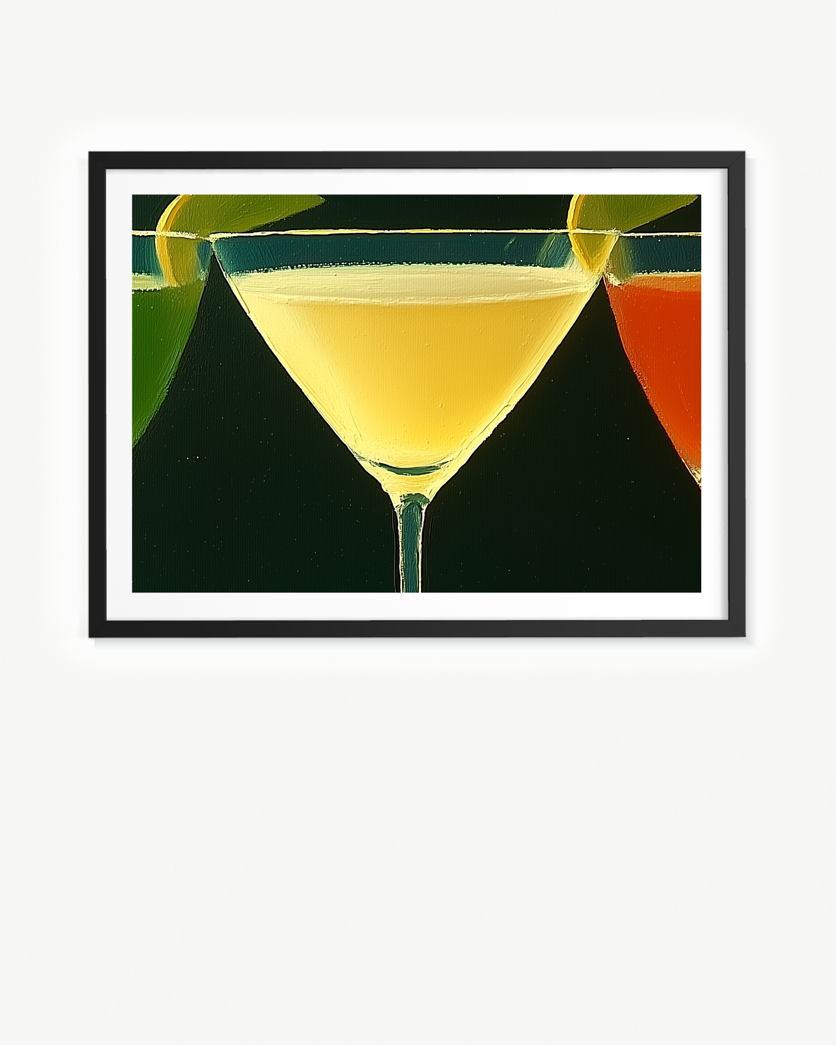 OBRA0317 – 100 x 70 cm — Paspartú Negro, 100 × 70 cm