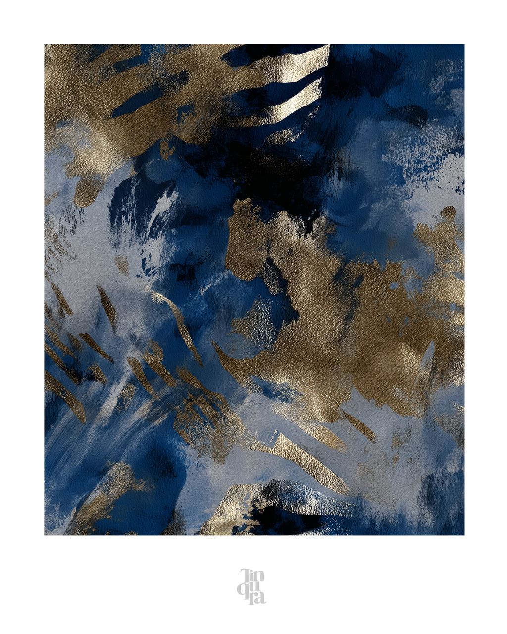 Selva obsidiana · 100 × 70 cm