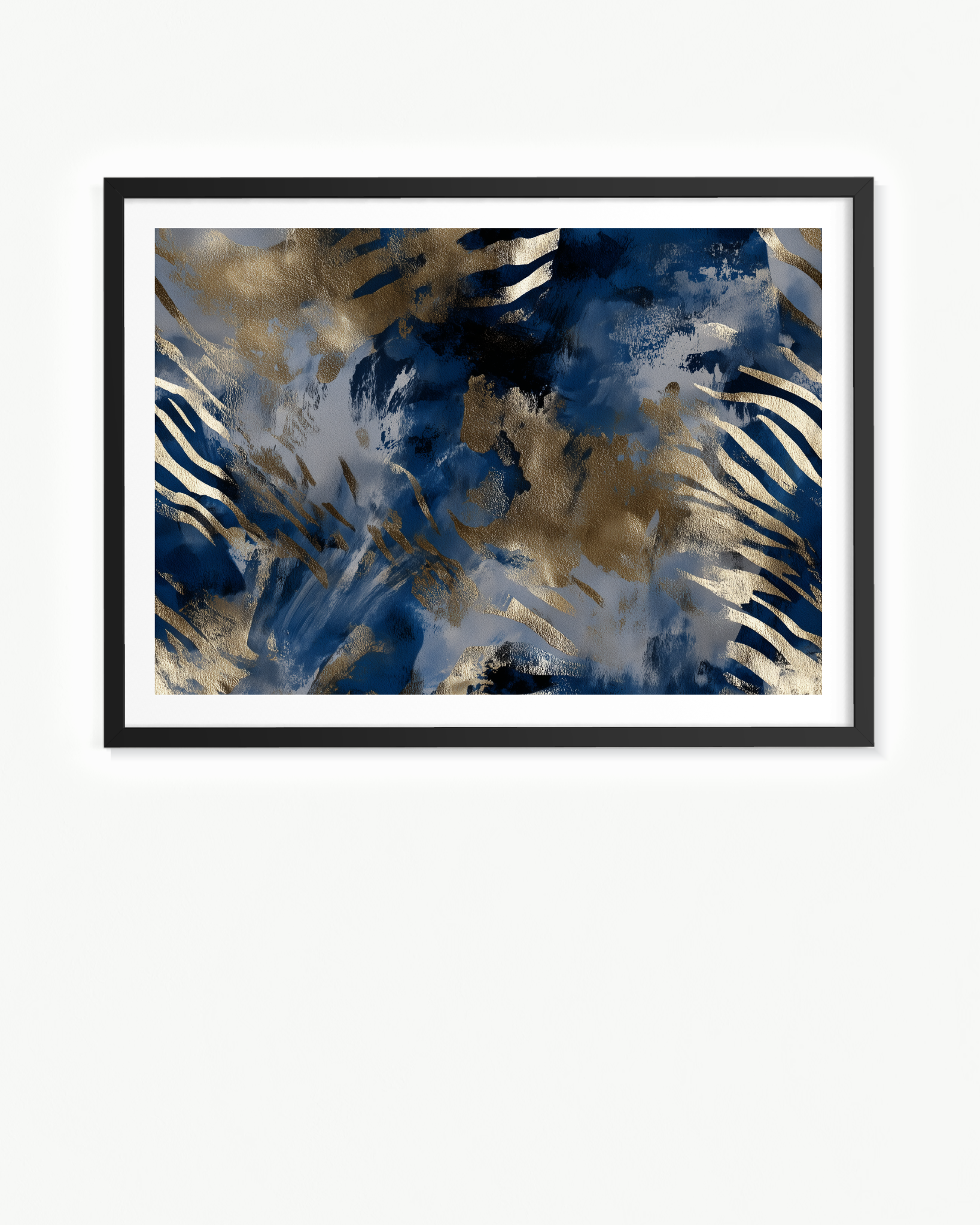 Selva obsidiana · 100 × 70 cm